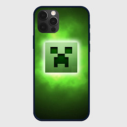 Чехол для iPhone 12 Pro Max MINECRAFT, цвет: 3D-черный