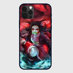 Чехол для iPhone 12 Pro Max KIMETSU NO YAIBA, цвет: 3D-черный