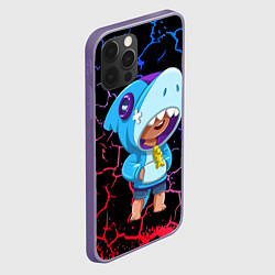 Чехол для iPhone 12 Pro Max Brawl Stars Leon Skin Shark, цвет: 3D-серый — фото 2