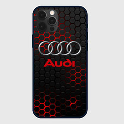 Чехол для iPhone 12 Pro Max AUDI, цвет: 3D-черный