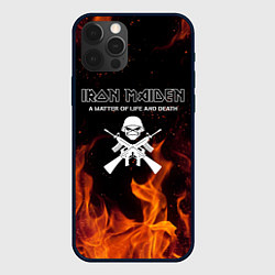 Чехол для iPhone 12 Pro Max IRON MAIDEN, цвет: 3D-черный