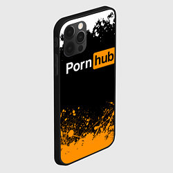 Чехол для iPhone 12 Pro Max PORNHUB, цвет: 3D-черный — фото 2