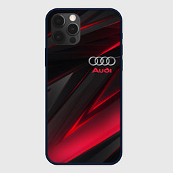 Чехол для iPhone 12 Pro Max AUDI, цвет: 3D-черный