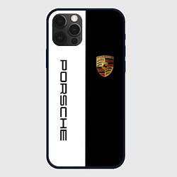 Чехол для iPhone 12 Pro Max PORSCHE, цвет: 3D-черный