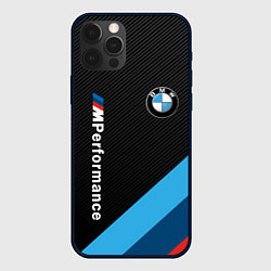 Чехол для iPhone 12 Pro Max BMW M PERFORMANCE, цвет: 3D-черный