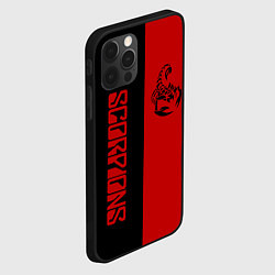Чехол для iPhone 12 Pro Max SCORPIONS, цвет: 3D-черный — фото 2