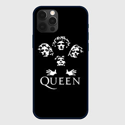 Чехол для iPhone 12 Pro Max QUEEN НА СПИНЕ, цвет: 3D-черный