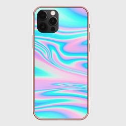 Чехол для iPhone 12 Pro Max WAVES, цвет: 3D-светло-розовый
