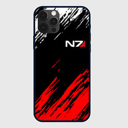 Чехол для iPhone 12 Pro Max MASS EFFECT N7, цвет: 3D-черный