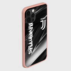 Чехол для iPhone 12 Pro Max JUVENTUS, цвет: 3D-светло-розовый — фото 2
