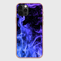 Чехол для iPhone 12 Pro Max ОГОНЬ, цвет: 3D-светло-розовый