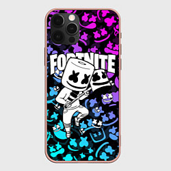 Чехол для iPhone 12 Pro Max FORTNITE x MARSHMELLO, цвет: 3D-светло-розовый