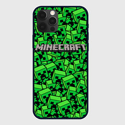 Чехол для iPhone 12 Pro Max MINERCRAFT, цвет: 3D-черный