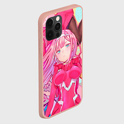 Чехол для iPhone 12 Pro Max DARLING IN THE FRANXX, цвет: 3D-светло-розовый — фото 2