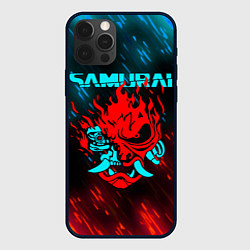 Чехол для iPhone 12 Pro Max CYBERPUNK 2077 SAMURAI, цвет: 3D-черный