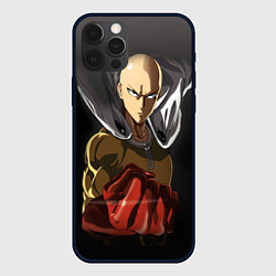 Чехол для iPhone 12 Pro Max One Punch Man, цвет: 3D-черный