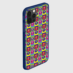 Чехол для iPhone 12 Pro Max Губы Поп-арт, цвет: 3D-тёмно-синий — фото 2