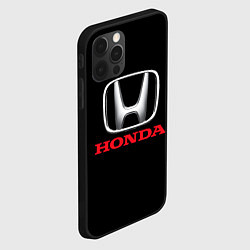 Чехол для iPhone 12 Pro Max HONDA, цвет: 3D-черный — фото 2