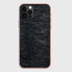Чехол для iPhone 12 Pro Max Черная Бумага, цвет: 3D-светло-розовый
