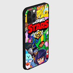 Чехол для iPhone 12 Pro Max BRAWL STARS ВСЕ БРАВЛЕРЫ, цвет: 3D-черный — фото 2