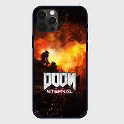 Чехол для iPhone 12 Pro Max DOOM ETERNAL, цвет: 3D-черный