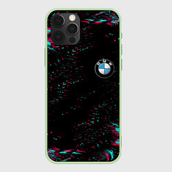 Чехол для iPhone 12 Pro Max BMW, цвет: 3D-салатовый