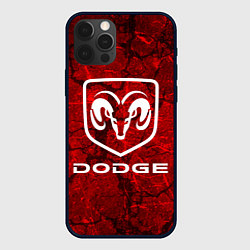 Чехол для iPhone 12 Pro Max DODGE, цвет: 3D-черный