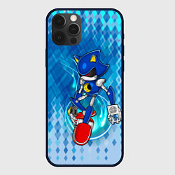 Чехол для iPhone 12 Pro Max Metal Sonic, цвет: 3D-черный