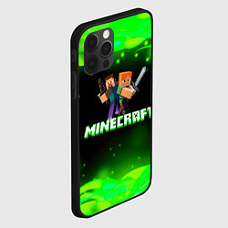 Чехол для iPhone 12 Pro Max Minecraft 1, цвет: 3D-черный — фото 2