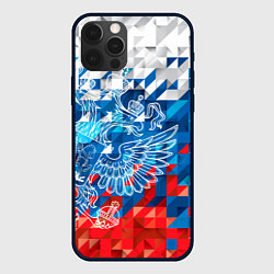 Чехол для iPhone 12 Pro Max Россия, цвет: 3D-черный