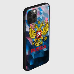 Чехол для iPhone 12 Pro Max RUSSIA, цвет: 3D-черный — фото 2