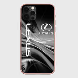 Чехол для iPhone 12 Pro Max LEXUS, цвет: 3D-светло-розовый