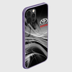 Чехол для iPhone 12 Pro Max TOYOTA, цвет: 3D-серый — фото 2