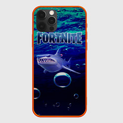 Чехол для iPhone 12 Pro Max Loot Shark Fortnite, цвет: 3D-красный