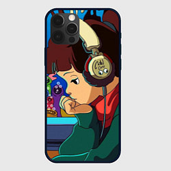 Чехол для iPhone 12 Pro Max ЮТУБ, цвет: 3D-черный