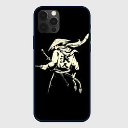 Чехол для iPhone 12 Pro Max Самурай Z, цвет: 3D-черный