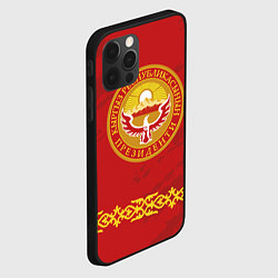 Чехол для iPhone 12 Pro Max Киргизия, цвет: 3D-черный — фото 2