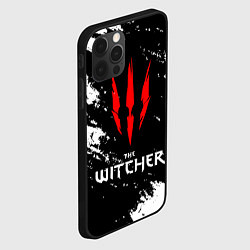 Чехол для iPhone 12 Pro Max The Witcher, цвет: 3D-черный — фото 2