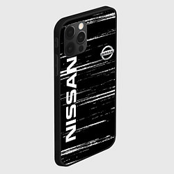 Чехол для iPhone 12 Pro Max NISSAN, цвет: 3D-черный — фото 2