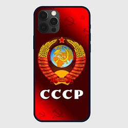 Чехол для iPhone 12 Pro Max СССР USSR, цвет: 3D-черный