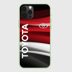 Чехол для iPhone 12 Pro Max TOYOTA, цвет: 3D-салатовый