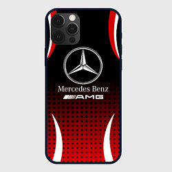 Чехол для iPhone 12 Pro Max Mercedes-Benz, цвет: 3D-черный