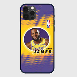 Чехол для iPhone 12 Pro Max LeBron James, цвет: 3D-черный