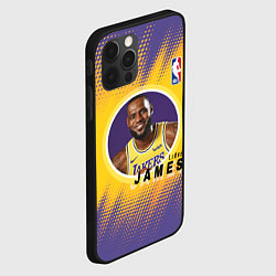 Чехол для iPhone 12 Pro Max LeBron James, цвет: 3D-черный — фото 2