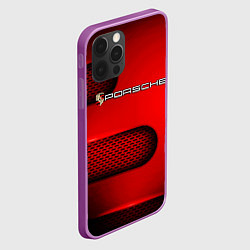 Чехол для iPhone 12 Pro Max PORSCHE, цвет: 3D-сиреневый — фото 2