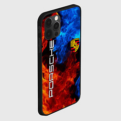 Чехол для iPhone 12 Pro Max PORSCHE, цвет: 3D-черный — фото 2