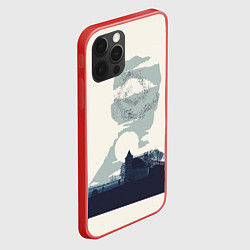 Чехол для iPhone 12 Pro Max Настоящий детектив, цвет: 3D-красный — фото 2