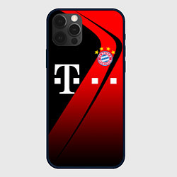 Чехол для iPhone 12 Pro Max FC Bayern Munchen Форма, цвет: 3D-черный