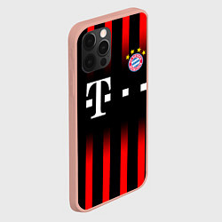 Чехол для iPhone 12 Pro Max FC Bayern Munchen, цвет: 3D-светло-розовый — фото 2