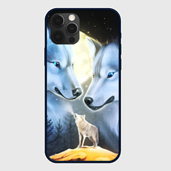 Чехол iPhone 12 Pro Max ВОЛК В НОЧИ D